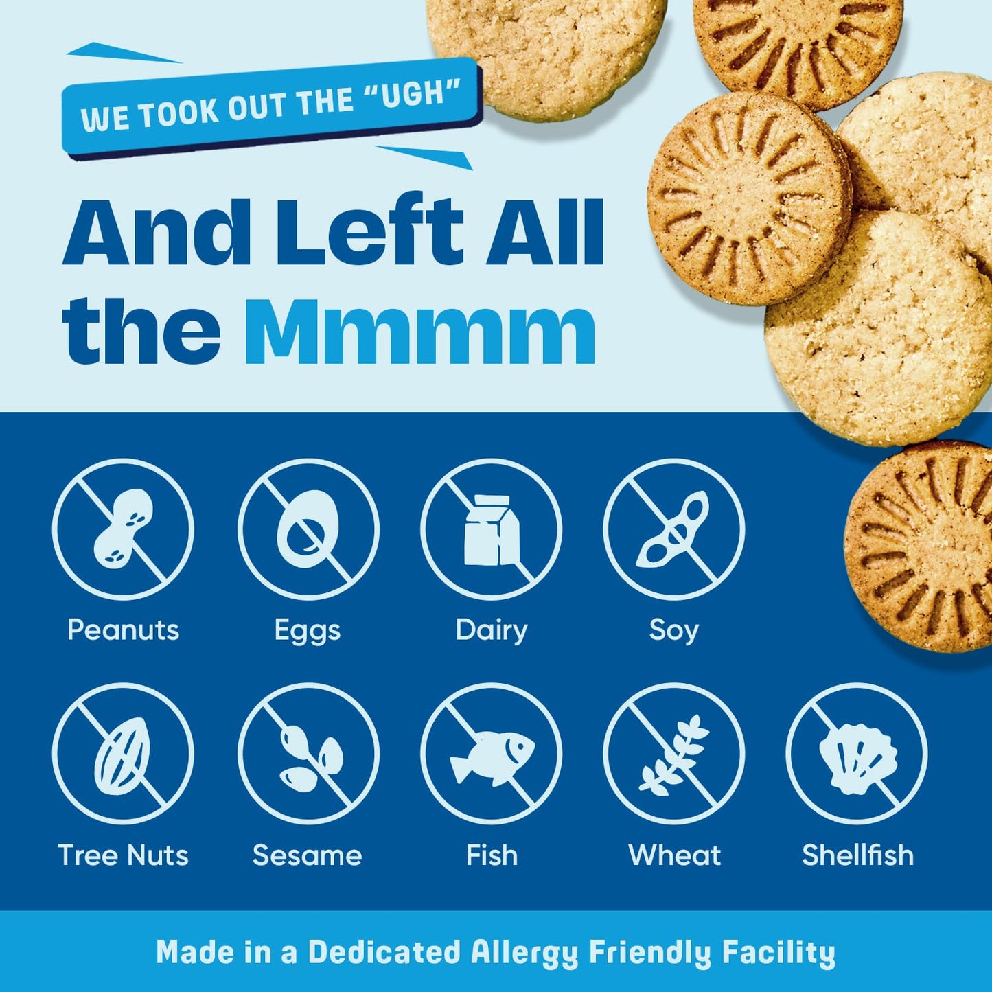 Gluten Free Partake Mini Classic Graham Crackers & Vanilla Wafer Cookies Variety Pack - Vegan - Free From the Top 9 Allergens Including Dairy, Wheat