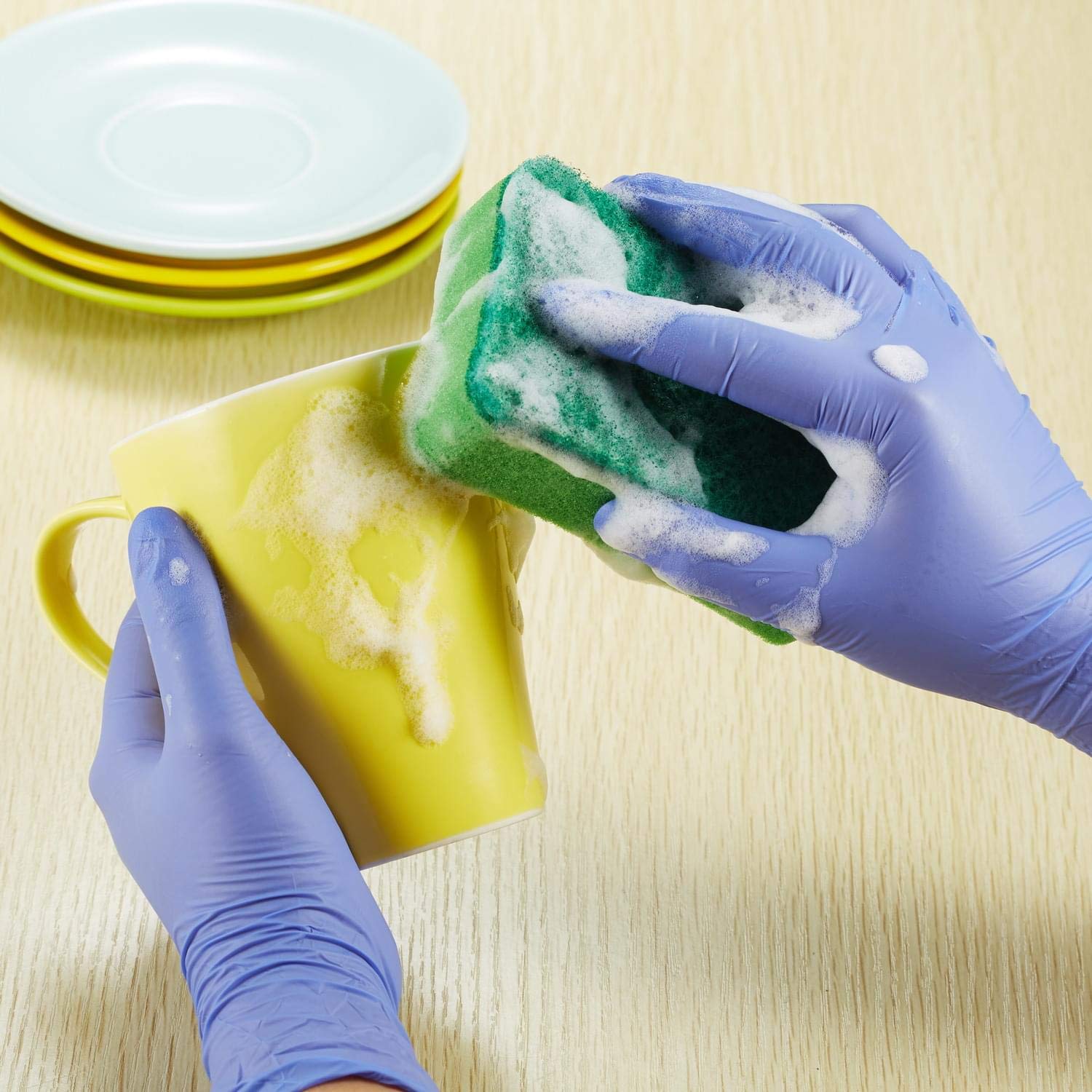 Kids Disposable Nitrile Gloves for 7-14 Years - Latex Free, Food Grade, Powder Free - for Halloween Preparation, Crafting, Painting, Gardening