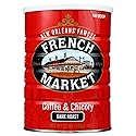 French Market Coffee & Chicory Dark Roast Ground Coffee, 12oz Can (Pack of 6)