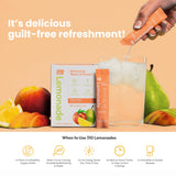 310 Nutrition Electrolyte Lemonade Powder, Sugar-Free Hydration & Energy Drink Mix, Low-Calorie Water Flavoring Packets - Peach Pear Flavor - 30