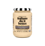 Italians Do It Better Alfredo'bsession Alfredo Sauce - Creamy Italian Recipe with Parmigiano Reggiano PDO, Olive Oil, Garlic & Onion - No Sugar Added