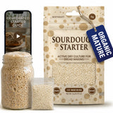 Sourdough Starter Culture - Dehydrated Wild Dry Yeast for Baking Homemade Artisan Bread - Organic, Non-GMO, Fresh, Long-Lasting & Beginner-Friendly (5