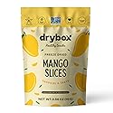 Drybox Freeze Dried Mangos Sliced | 100% Natural Fruit | Freeze Dried Mango Source | No Sugar & Additives | Healthy Snack & Topping for Beverages or