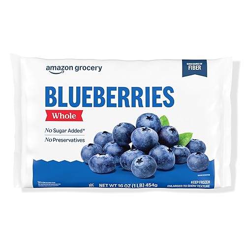 Amazon Grocery, Whole Blueberries, 16 Oz, Frozen (Previously Happy Belly, Packaging May Vary)
