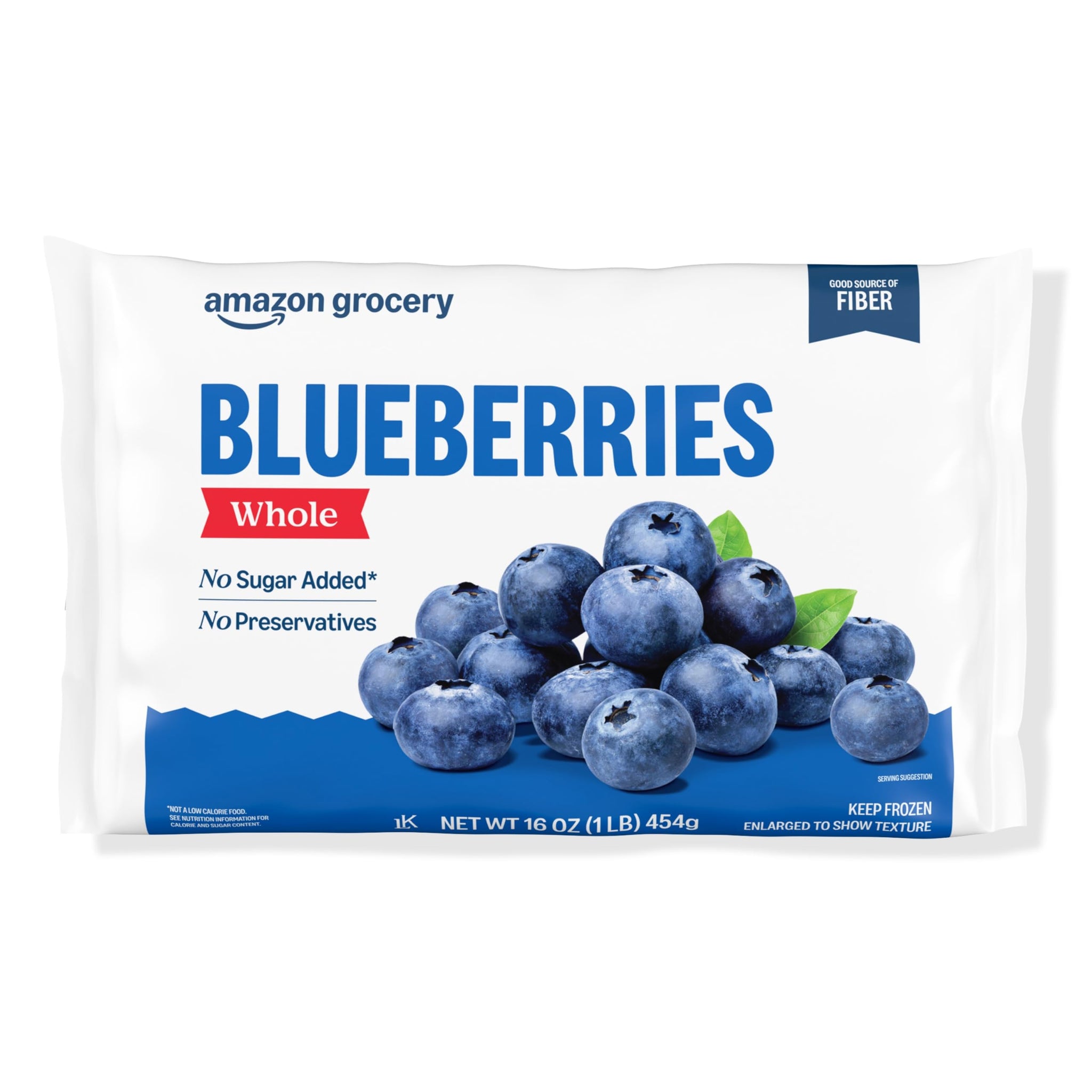 Amazon Grocery, Whole Blueberries, 16 Oz, Frozen (Previously Happy Belly, Packaging May Vary)