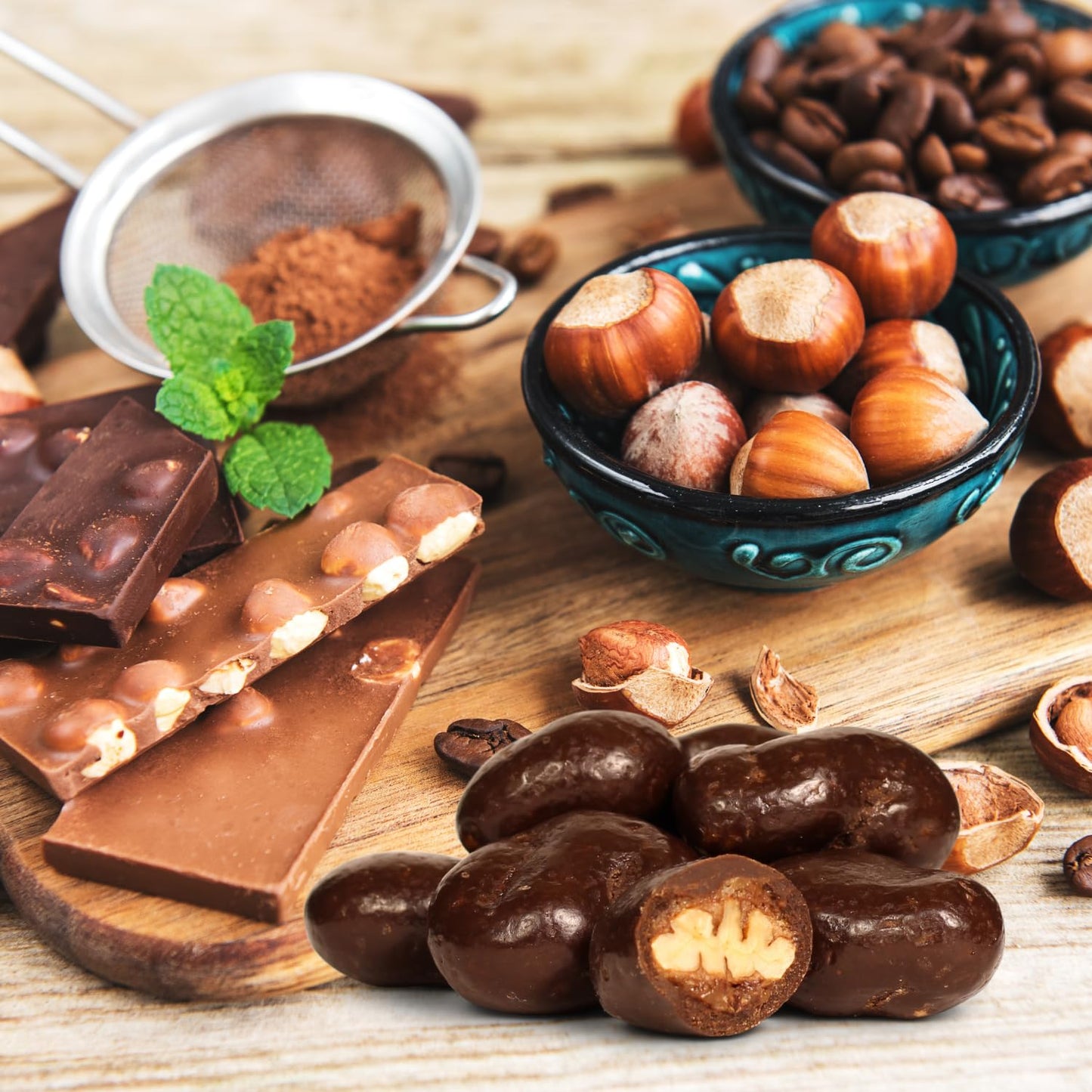 Chocolate Covered Toffee Coated Pecans by It's Delish, 12 OZ Bag | Dark Chocolate Candy Nuts Bulk Pecans Chocolates Sweet & Crunchy Pecan Nut Snack |