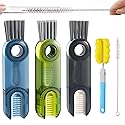 5 Pcs Bottle Brush Set, Cleaning Brush for Glass Water Bottles, Baby Bottle Brush, Dish Brush Straw Cleaner Brush Mini Pipe Cleaners, Gifts for Women