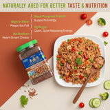 Golden Crown Red Rice | High-Fiber, Naturally Aged Gluten-Free, Non-GMO, Vegan Red Rice | Superfood Rich in Fibre & Antioxidants | Premium Sticky Whole Grain Rice - 32oz (2lb)
