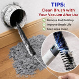 Dryer Vent Cleaner Kit - Flexible Lint Brush for Household Cleaning, Long Refrigerator Coil Brush, Dust & Pet Hair Remover (1-Pack)