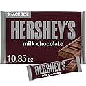 HERSHEY'S Milk Chocolate Snack Size, Candy Bag, 10.35 oz