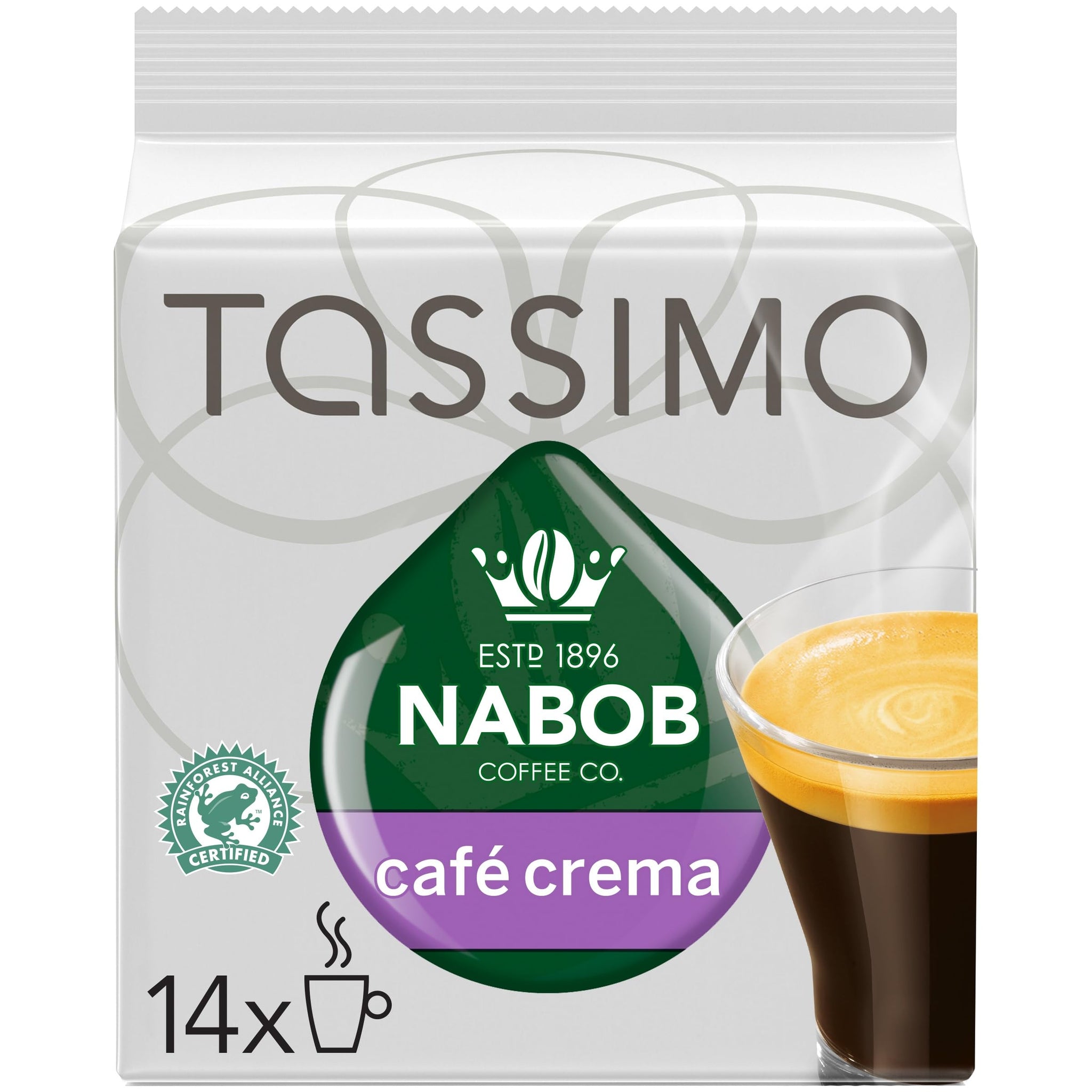 Nabob 14t Discs - Caf‚ Crema (110g / 3.8oz) Made in Canada