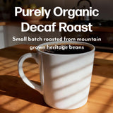 Maud's Purely Organic Low Acid Decaf Medium Roast Coffee Pods - Swiss Water Processed - 16ct | Lab Tested for Mold, Mycotoxins, Heavy Metals