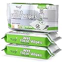 Yugi XXL Wet Floor Wipes For Squeegee Stick,Multi Surface Cleaning Wipes,Fresh Aroma Scent,Huge Disposable Wipes (27.5" x 15.7"),Extra Thick,(3 Packs