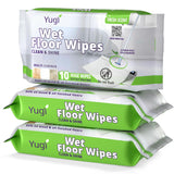 Yugi XXL Wet Floor Wipes For Squeegee Stick,Multi Surface Cleaning Wipes,Fresh Aroma Scent,Huge Disposable Wipes (27.5" x 15.7"),Extra Thick,(3 Packs