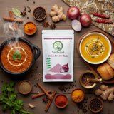 VanPrasad Pure Red Onion Powder | Natural & Hygienic | Rich Flavor & Aroma | No Preservatives | Vegan & Gluten-Free | Ideal for Curries, Soups