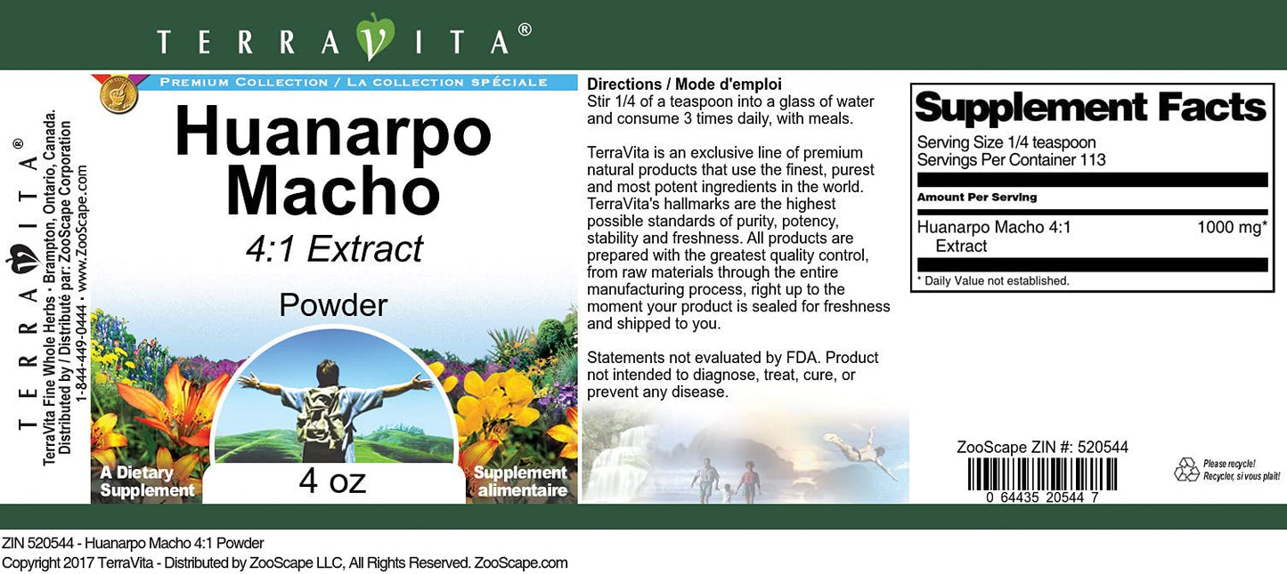 Huanarpo Macho 4:1 Powder (4 oz, ZIN: 520544) - 3 Pack