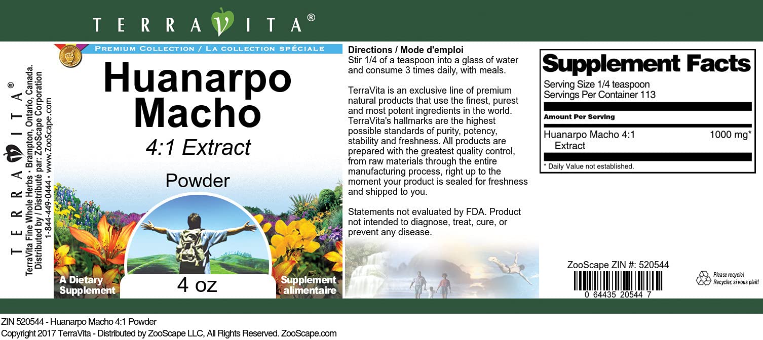 Huanarpo Macho 4:1 Powder (4 oz, ZIN: 520544) - 3 Pack