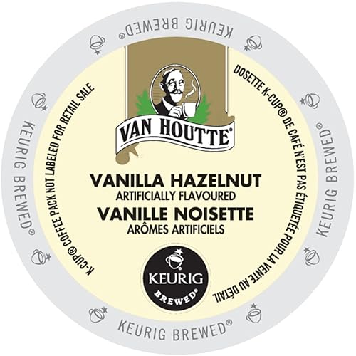Green Mountain Van Houtte Vanilla Hazelnut Coffee Portion Pack for Keurig Brewers 24 Count