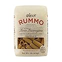 Rummo Rigatoni Pasta N.50 - Rigatoni Pasta Noodles, Italian Tube Pasta, Bronze Cut Pasta, Dry Pasta, Durum Wheat Pasta - 16 Ounce (Pack of 1)