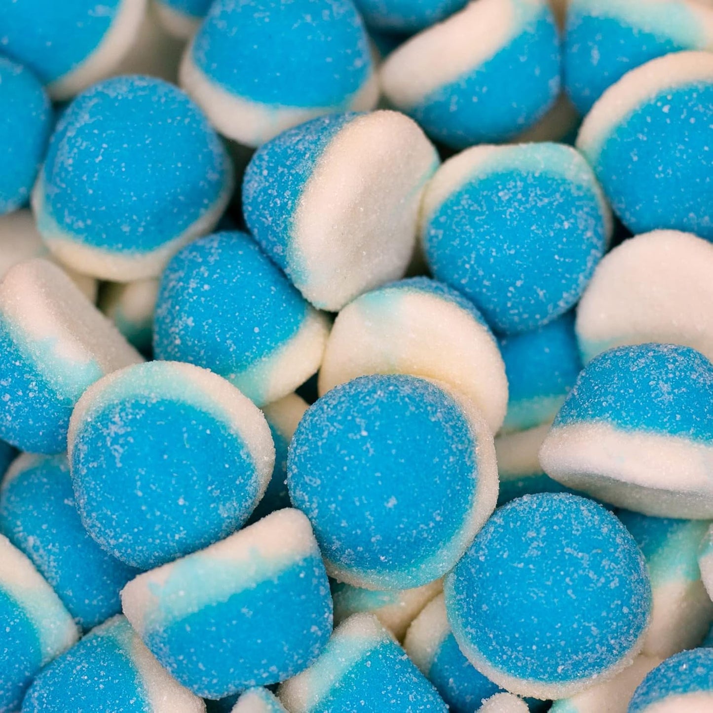 Blue Raspberry Puffs Gummy Candy | 2-Pound Bag | Baby Shower Treats