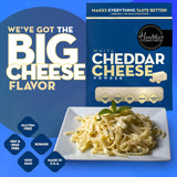 Healthier Comforts White Cheddar Cheese Powder | Gluten Free, Kosher, Keto-Friendly, Non-GMO, Antibiotic & Hormone Free | Perfect for Popcorn