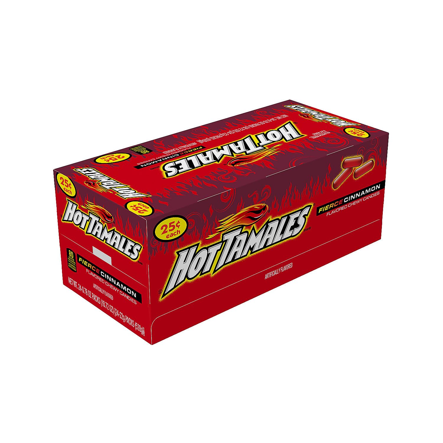 Fun Express Hot Tamales Fierce Cinnamon Candies - 24 Piece