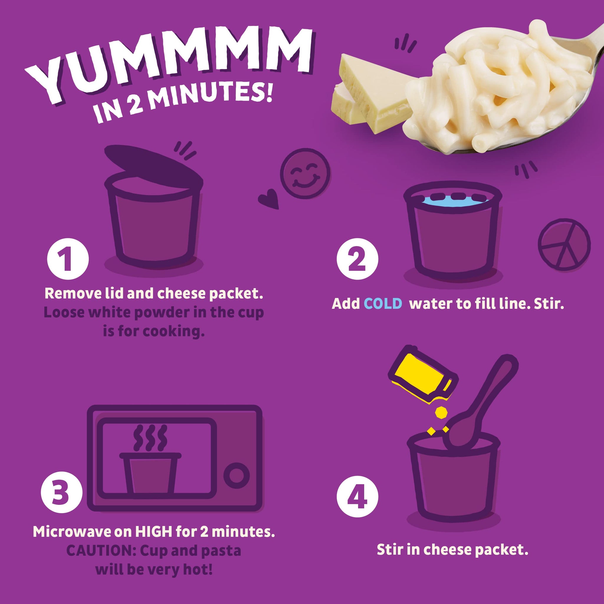Annie's Organic White Cheddar Macaroni and Cheese, Microwavable Cup, 2.01 oz