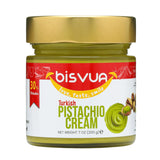 BISVUA Premium Pistachio Cream, 7 Oz (200g) - Natural Sweet Pistachio Butter Spread for Dubai Chocolate Bar, Knafeh & Kataifi | No Palm Oil