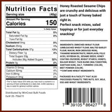 Honey Roasted Sesame Chips - 2 Lb Tub