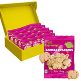 Appleways Mixed Berry Animal Crackers Snack Packs, 0.9 oz, 20 Count - Crispy Whole Grain Crackers, Individually Wrapped Snacks for School, Office