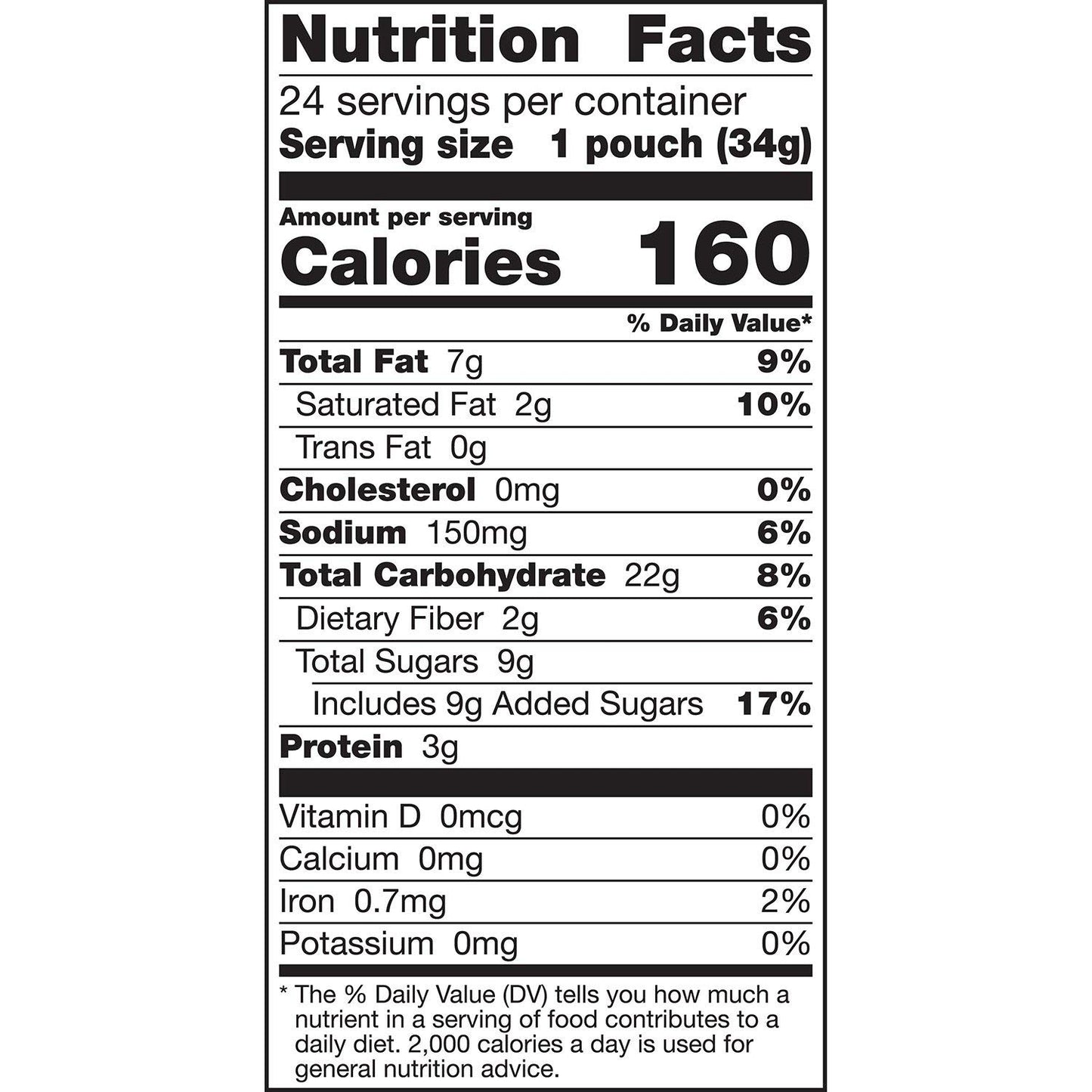 Nature Valley Nature Valley Crunch Granola Snack Mix Oats 'N Peanut Butter 24 X 1.2 Ounce Net wt 28.8 Ounce , 28.8 Ounce