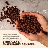 Dark Roast Whole Bean Coffee - Bold & Smooth Arabica for Espresso & Cold Brew - Fresh Roasted Specialty Coffee, Single Origin 300g Bag - Premium