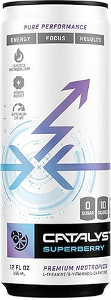 CATALYST | Superberry Energy Drink, 12 FL OZ, 12 Pack