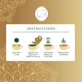 MALUTAR Premium Masala Chai (25 Discs) - Bold Mix of Black Tea and Spices - Ethically Sourced, Biodegradable, Non-Chlorinated, No Additives