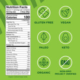 Manitoba Harvest Organic Hemp Seeds, 18oz, 10g Plant Based Protein and 12g Omega 3 & 6 per Srv, smoothies, yogurt & salad, Non-GMO, Vegan, Keto