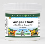 Ginger Root (Certified Organic) Powder (4 oz, ZIN: 517703) - 3 Pack