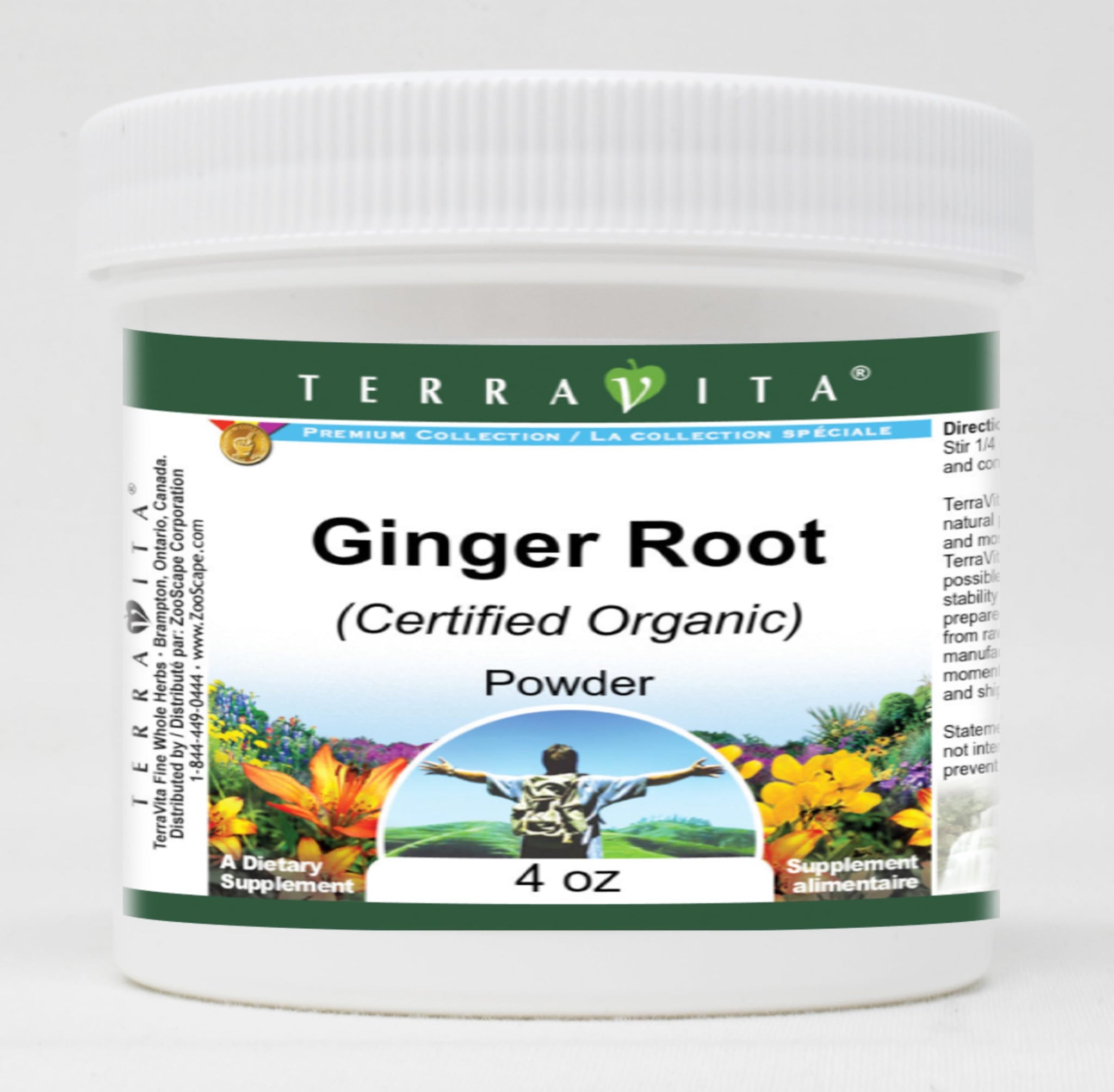 Ginger Root (Certified Organic) Powder (4 oz, ZIN: 517703) - 3 Pack