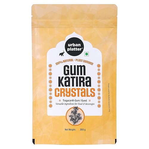 Urban Platter Gond Katira | 10.58 Oz (300g) | Edible Tragacanth Gum | Badam Pisin | Natural Cooling Crystals | Ideal for Drinks & Desserts