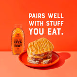 Nate's 100% Pure, Raw & Unfiltered Honey - Award-Winning Taste, 16 oz. Squeeze Bottle