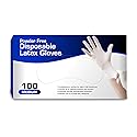 Chef's Star Medium Powder Free Latex Gloves, 100 Gloves Per Box