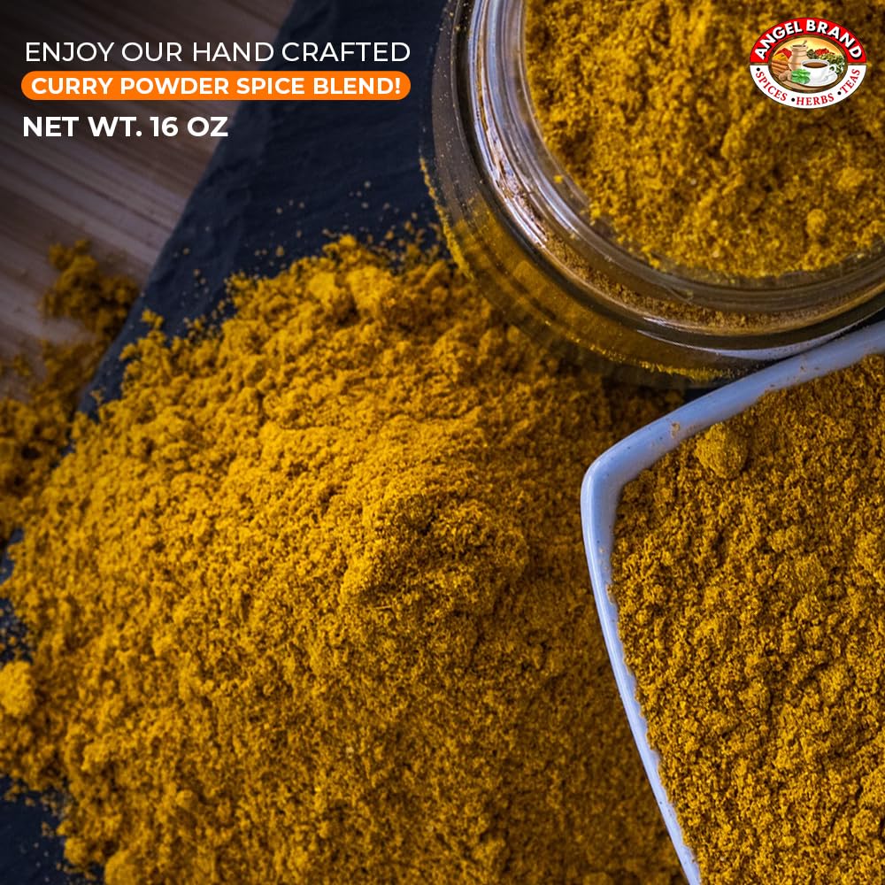 Angel Brand Curry Powder - Authentic Jamaican Curry Blend for Bold Flavor and Versatile Cooking - Perfect for Meats, Vegetables, Sauces, and More