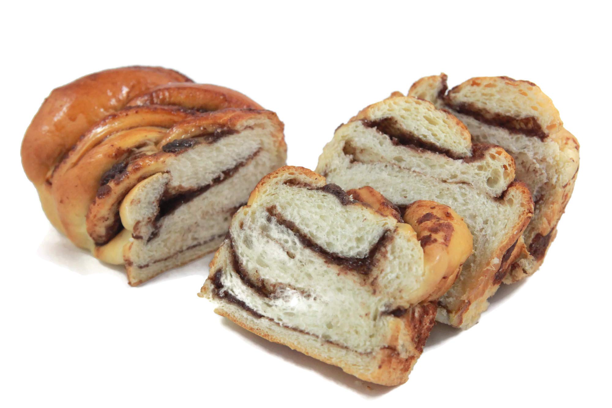 Gwenie's Pastries Red Bean Swirl bread loaves bread braided (Red Bean, 3 Loaves) Consume within 5 days or refrigerate