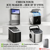 Bellaluce Ice Machine Cleaner Tablets, Portable & Commercial Ice Makers, Food-Grade Scale Remover for Fresh, Odor-Free Ice