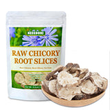 Raw Chicory Root Slices, 4.0oz(114g), 100% Natural Premium Quality Chicory Root, Caffeine Free, No Additives And No Preservatives