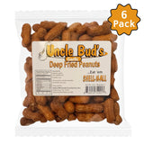 Deep Fried Peanuts -Eat em Shell & All! (Garlic) 6 PACK