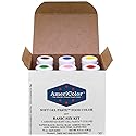 AmeriColor Basic Six Kit Soft Gel Paste Food Color, 0.75 Ounce, 6 Pack Kit