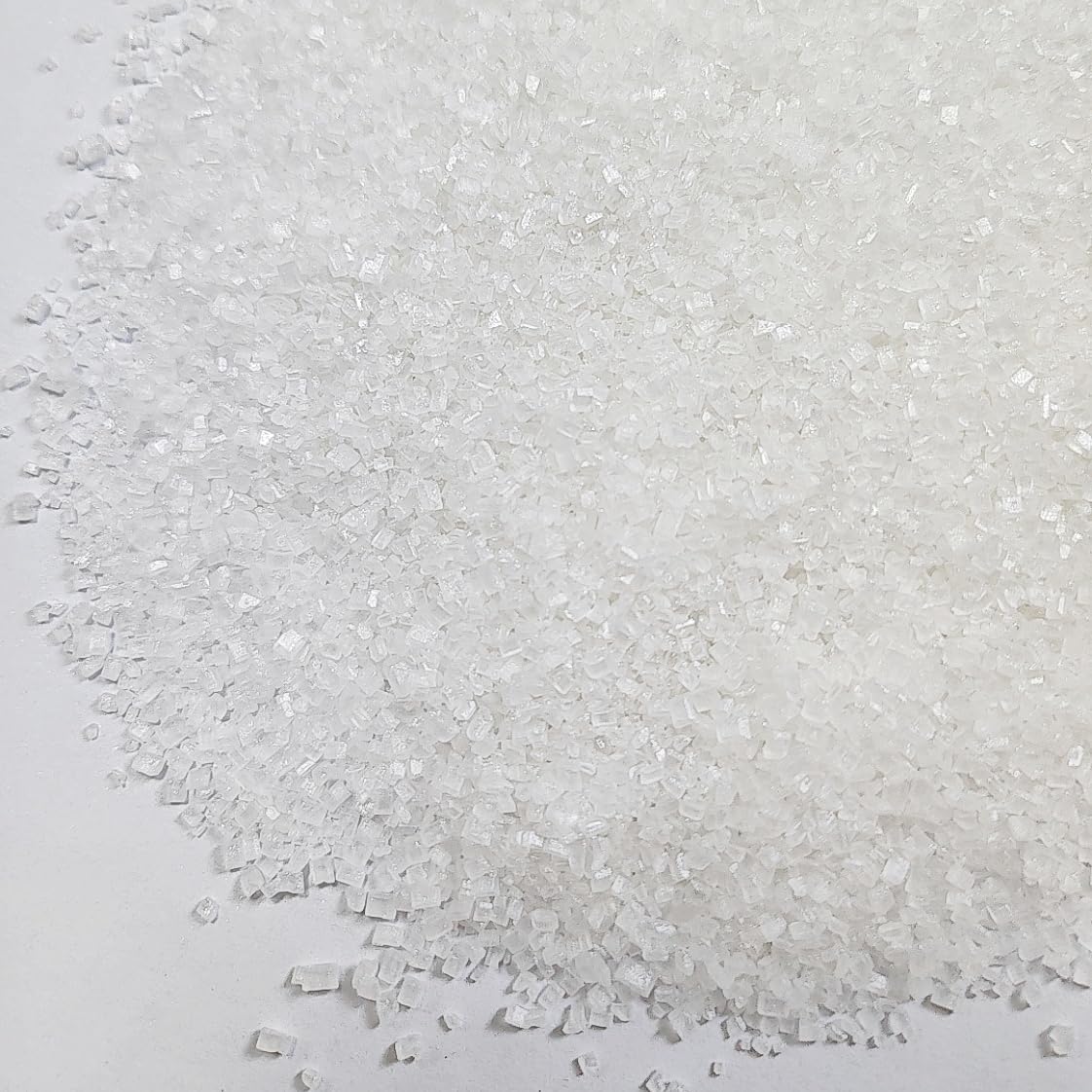 HeDeon&Rles Edible White Sanding Sugar Crystals for Baking 120g/4.23oz Sparkling Sugar Crystals Cake Cupcake Pancake Ice Cream Top Birthday Wedding