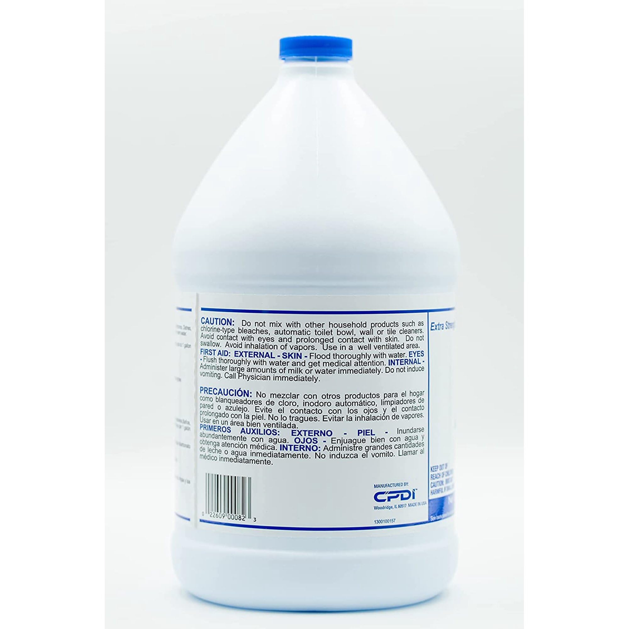 Elite Tool Center 4 Pack 1 Gallon Clear Ammonia Cleaning Solution Multi-Purpose Liquid 128oz Bottles