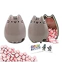 Pusheen Tin Candy (2 Pack) Sweet Strawberry Flavor Gift Stuffer with 2 GosuToys Stickers