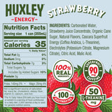 Huxley Variety Pack Energy Drink | 90mg Natural Caffeine, Clean Energy - No Crash, No Jitters | Only 5g Sugar, No Artificial Sweeteners | Electrolytes